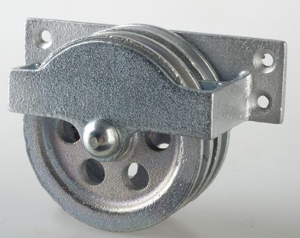 Side-Mount Double Pulley Blocks