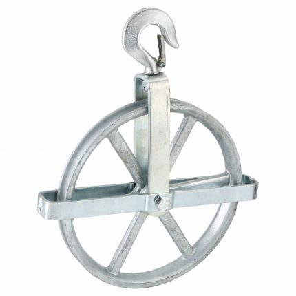 Hook-Attached Well-Wheel Pulley Blocks
