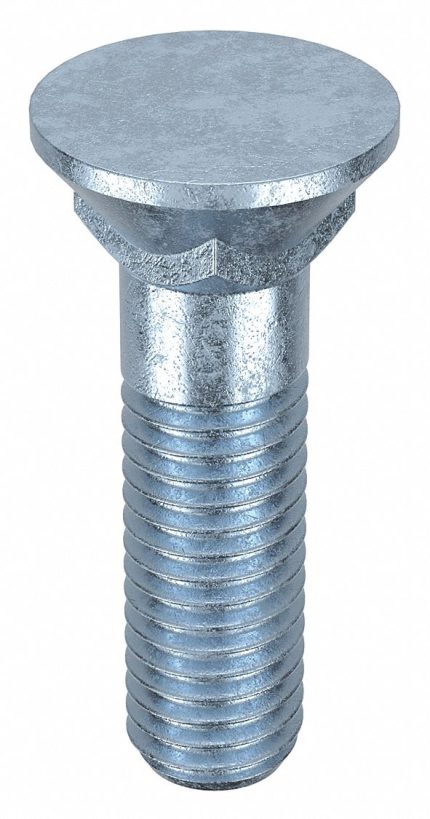 Grade 5 Steel Flat Head Square Neck Plow Bolts