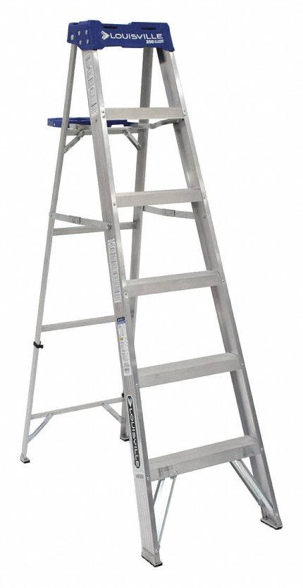 Lightweight Aluminum A-Frame Stepladders