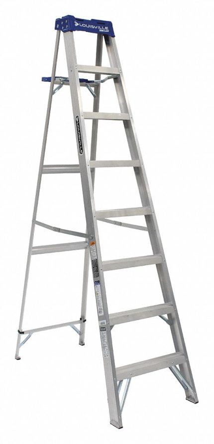 Lightweight Aluminum A-Frame Stepladders