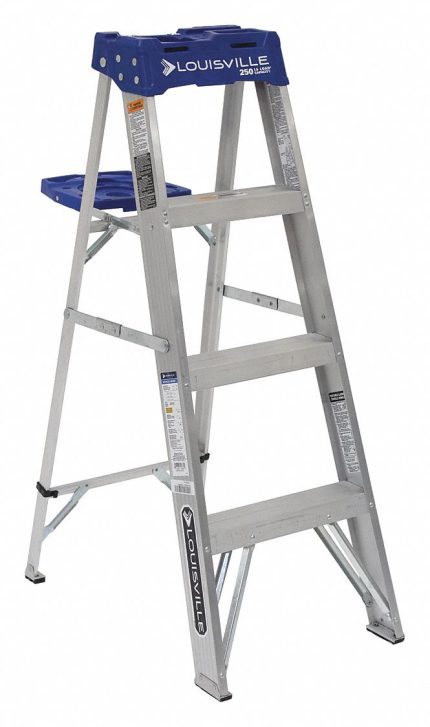 Lightweight Aluminum A-Frame Stepladders
