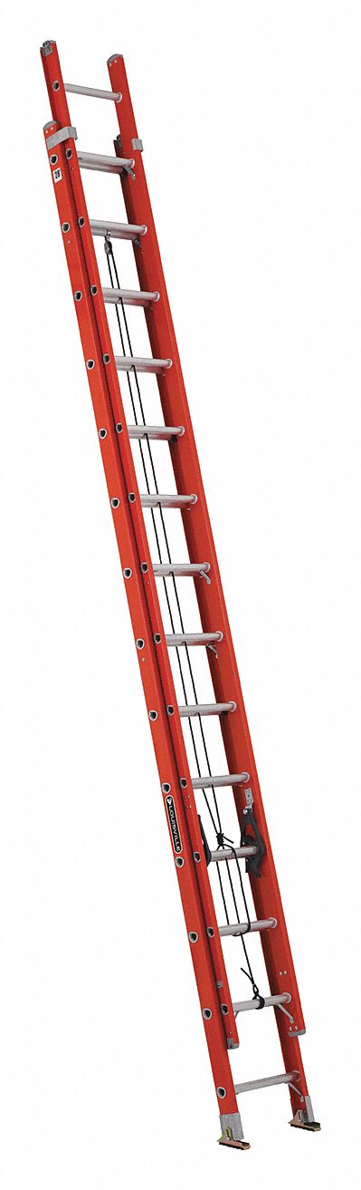 Non-Conductive Fiberglass Extension Ladders