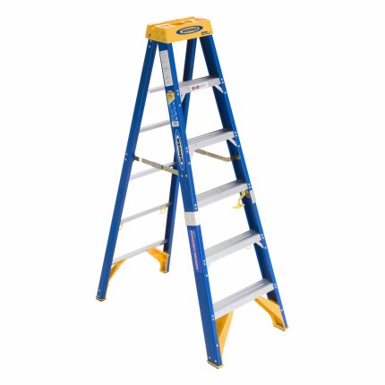 Cable & Conduit Storage Fiberglass A-Frame Stepladders