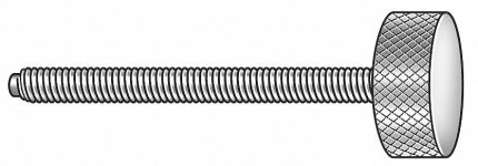 Knurled Head Standard Thumb Screws
