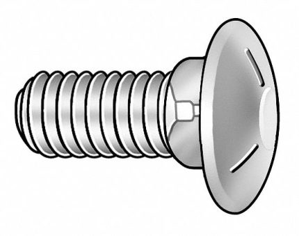 Grade 2 Steel Square Neck Carriage Bolts