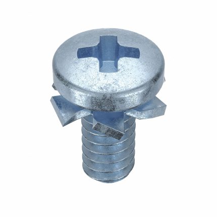 Machine Screws with External Tooth Lock Washers