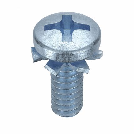Machine Screws with External Tooth Lock Washers