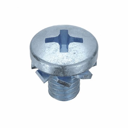 Machine Screws with External Tooth Lock Washers