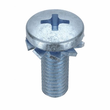 Machine Screws with External Tooth Lock Washers