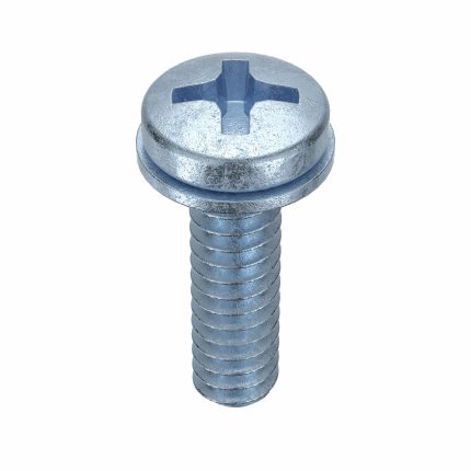 Machine Screws with Internal Tooth Lock Washers