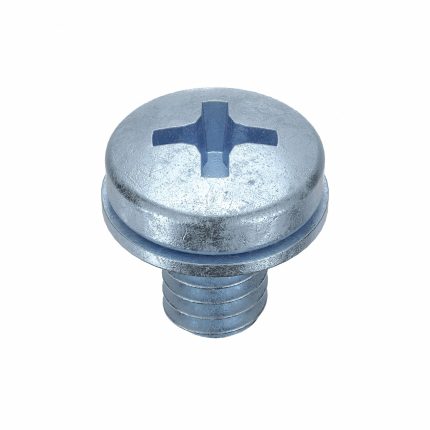 Machine Screws with Internal Tooth Lock Washers