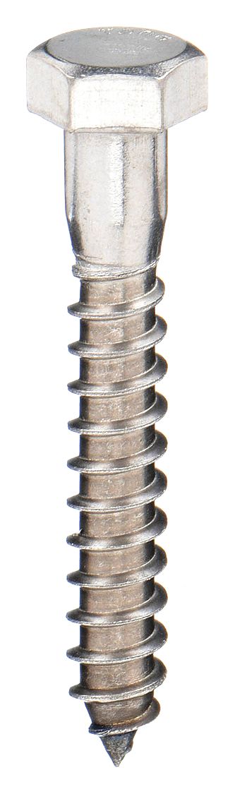 18-8 Stainless Steel Hex Head Lag Screws