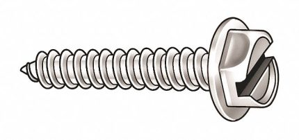 Hex Head Washer Sheet Metal Screws