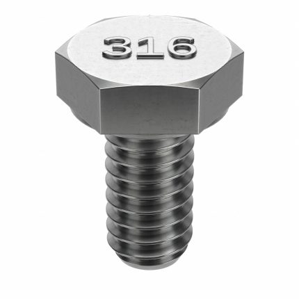 316 Stainless Steel Hex Head Cap Screws