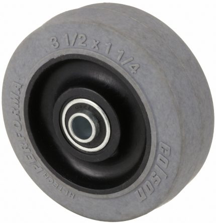 Conductive Rubber Tread on Plastic Core Wheels