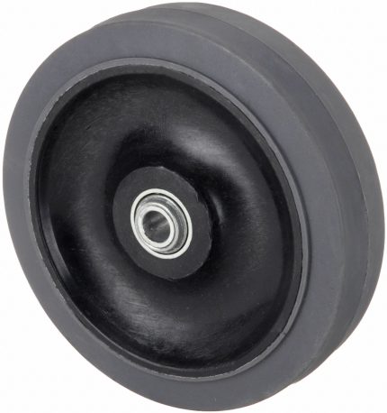Conductive Rubber Tread on Plastic Core Wheels