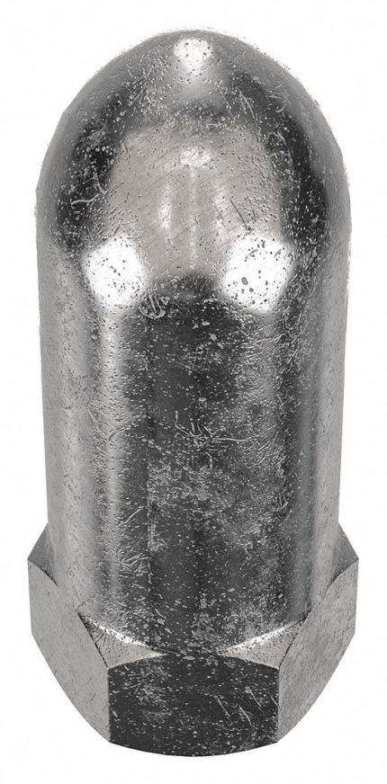 High Crown Cap Nuts with Flat Heads