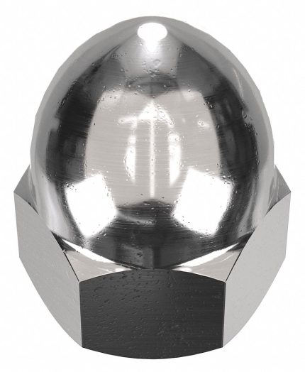 High Crown Cap Nuts with Flat Heads