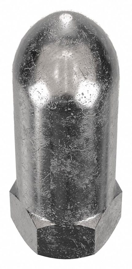 High Crown Cap Nuts with Flat Heads