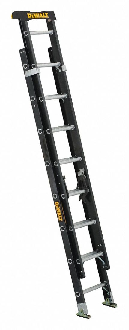 Non-Conductive Fiberglass Extension Ladders