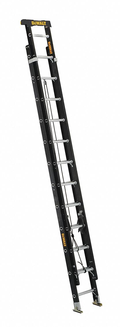 Non-Conductive Fiberglass Extension Ladders