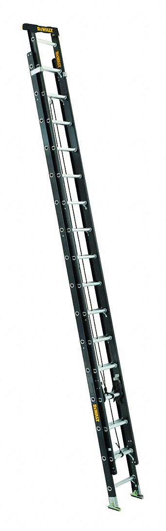Non-Conductive Fiberglass Extension Ladders