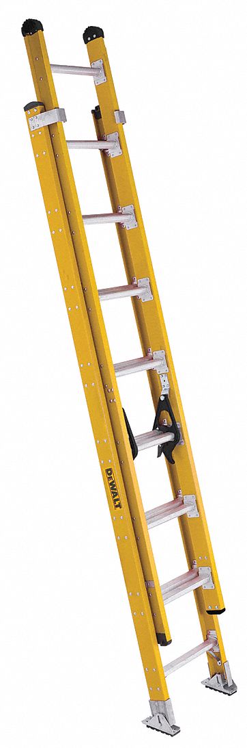 Non-Conductive Fiberglass Extension Ladders