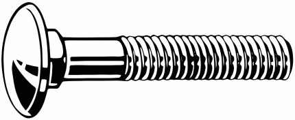 Grade 2 Steel Square Neck Carriage Bolts