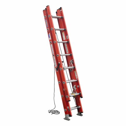 Non-Conductive Fiberglass Extension Ladders