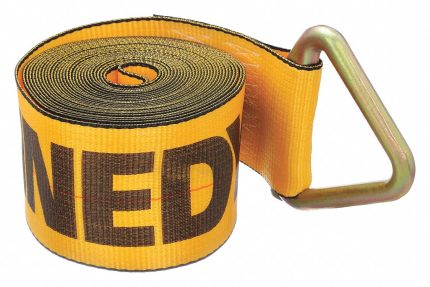 Winch Straps with D-Ring Ends