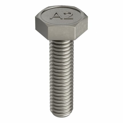 A2 Stainless Steel Hex Head Cap Screws