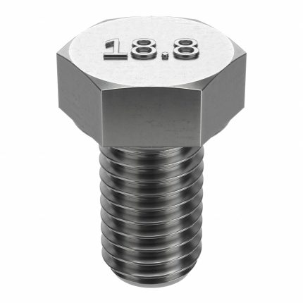 18-8 Stainless Steel Hex Head Cap Screws