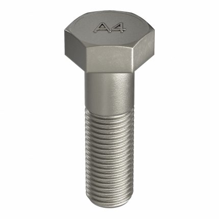 A4 Stainless Steel Hex Head Cap Screws