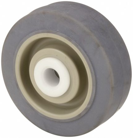Antimicrobial Nonmarking Rubber Tread on Plastic Core Wheels