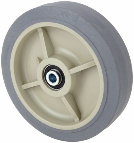 Antimicrobial Nonmarking Rubber Tread on Plastic Core Wheels