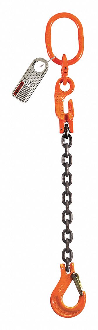 Adjustable-Length Grade-100 Single-Leg Chain Slings
