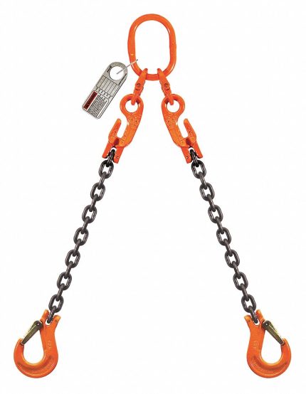 Adjustable-Length Grade-100 Double-Leg Chain Slings