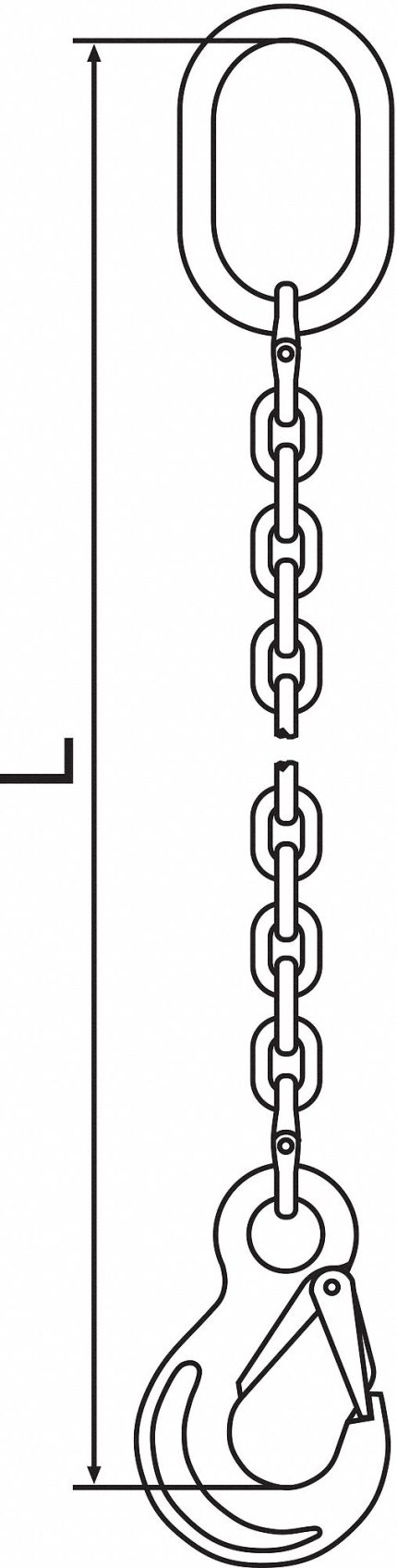 Grade-120 Single-Leg Chain Slings