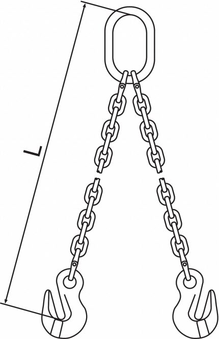 Grade-120 Double-Leg Chain Slings