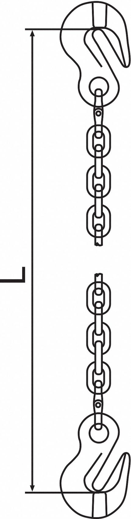 Grade-120 Single-Leg Chain Slings