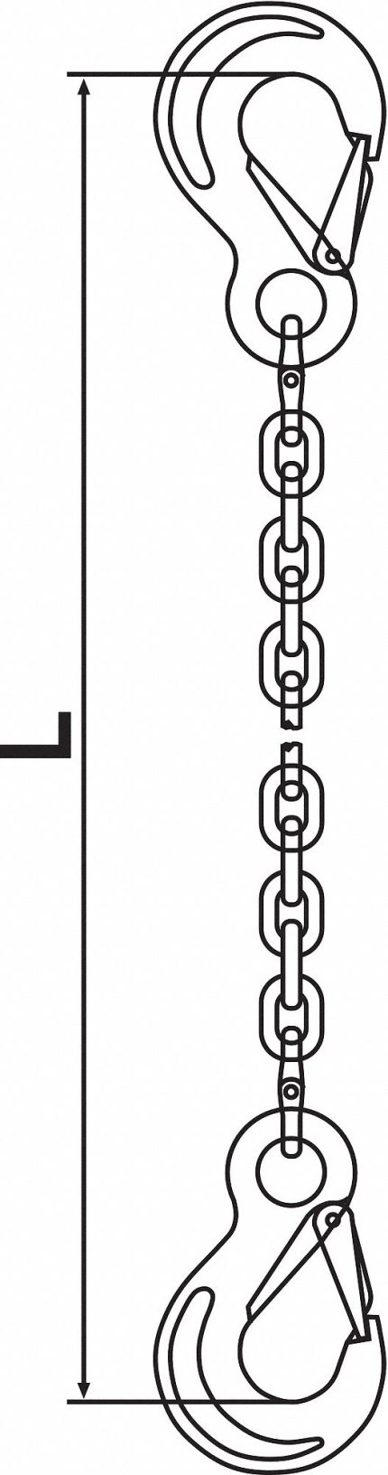 Grade-120 Single-Leg Chain Slings