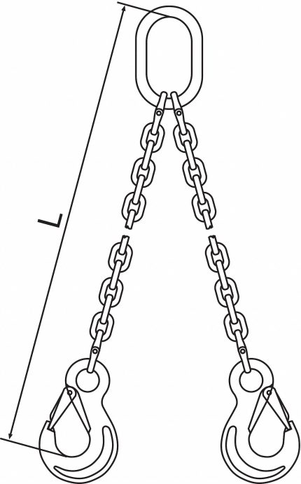 Grade-120 Double-Leg Chain Slings