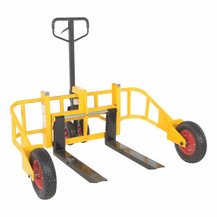All-Terrain Adjustable-Width Manual Pallet Jacks