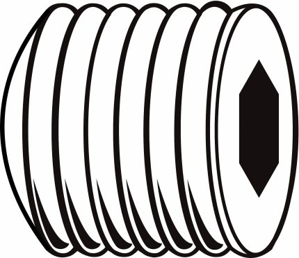 Oval Point Set Screws