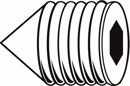Cone Point Set Screws
