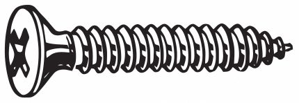 Flat Head Sheet Metal Screws