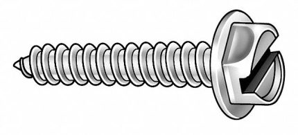 Hex Head Washer Sheet Metal Screws