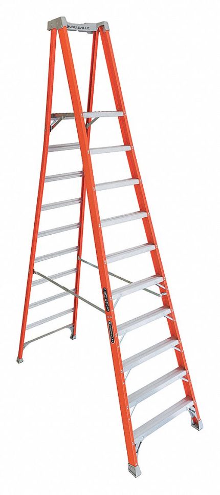 Non-Conductive Fiberglass Platform Stepladders