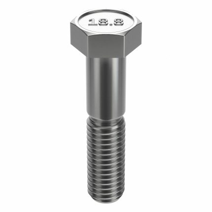 18-8 Stainless Steel Hex Head Cap Screws